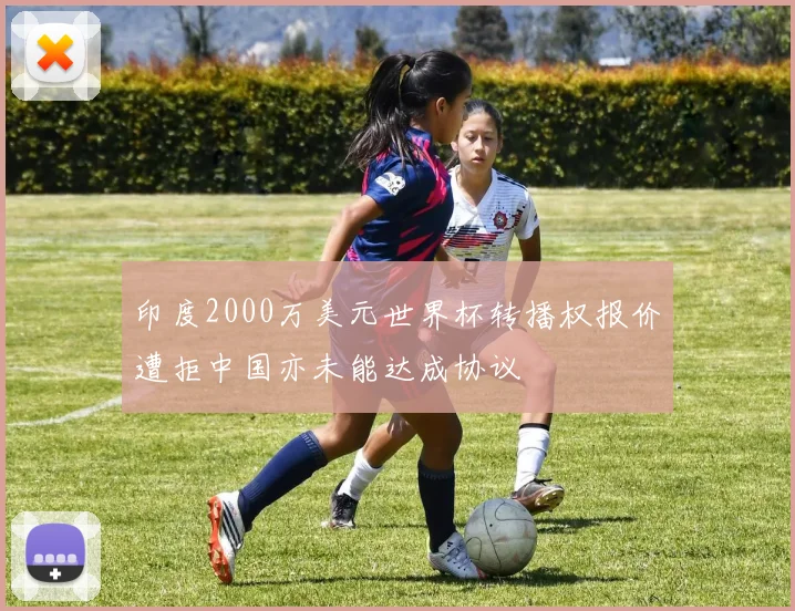 印度2000万美元世界杯转播权报价遭拒中国亦未能达成协议